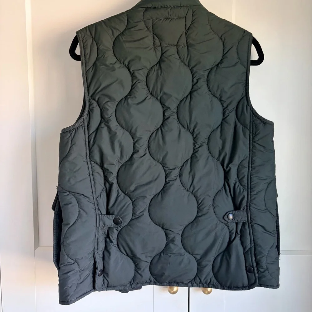 Banana Republic Quilted Outerwear in Dark Green | S